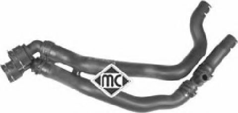Патрубок радиатора Metalcaucho 09052