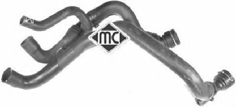 Патрубок радиатора Metalcaucho 09079