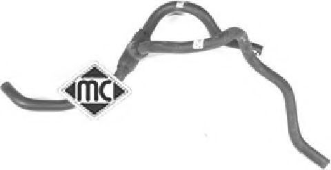 Патрубок радиатора Metalcaucho 09089