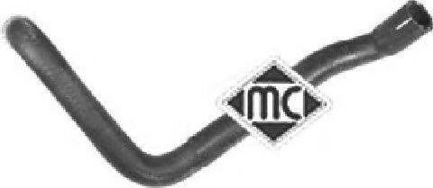 Патрубок радиатора Metalcaucho 09106