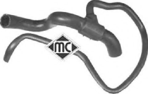 Патрубок радиатора Metalcaucho 09110