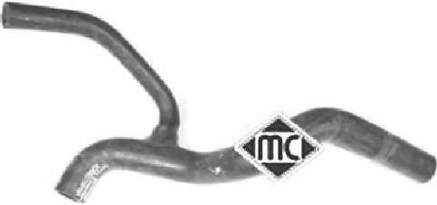 Патрубок радиатора Metalcaucho 09116