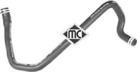 Патрубок радиатора Metalcaucho 09133
