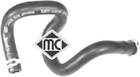 Патрубок радиатора Metalcaucho 09135
