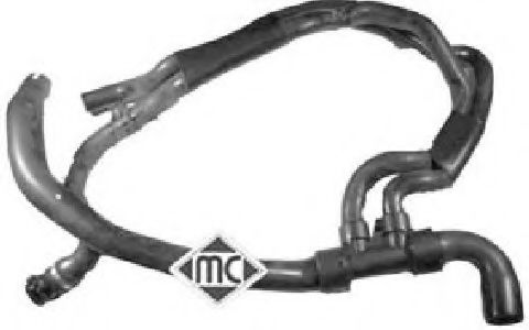 Патрубок радиатора Metalcaucho 09165