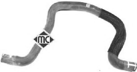 Патрубок радиатора Metalcaucho 09190