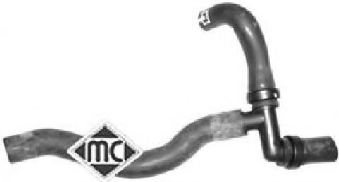 Патрубок радиатора Metalcaucho 09214