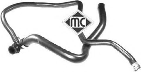 Патрубок радиатора Metalcaucho 09222