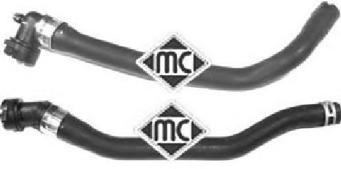 Патрубок радиатора Metalcaucho 09223