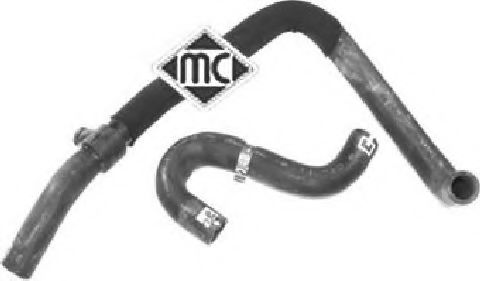 Патрубок радиатора Metalcaucho 09247