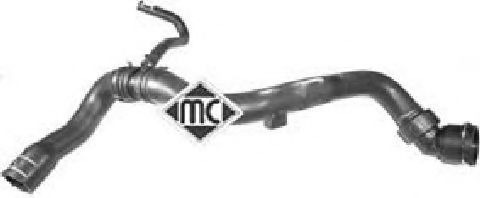 Патрубок радиатора Metalcaucho 09313