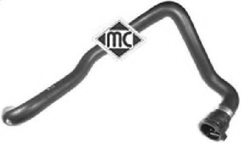 Патрубок радиатора Metalcaucho 09325