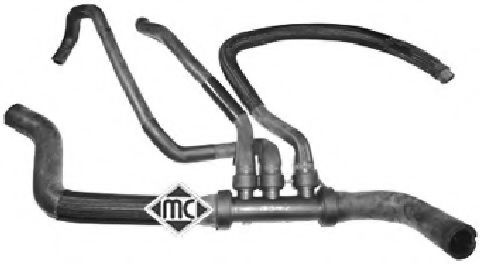 Патрубок радиатора Metalcaucho 09342
