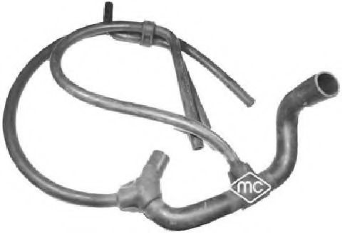 Патрубок радиатора Metalcaucho 09405