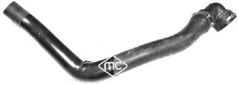 Патрубок радиатора Metalcaucho 09417