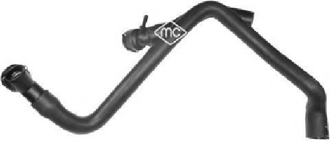 Патрубок радиатора Metalcaucho 09524