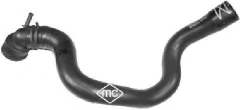 Патрубок радиатора Metalcaucho 09526