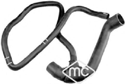 Патрубок радиатора Metalcaucho 09542