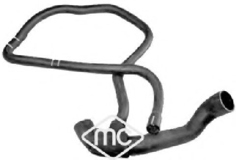 Патрубок радиатора Metalcaucho 09543