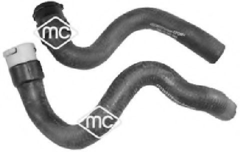 Патрубок радиатора Metalcaucho 09554