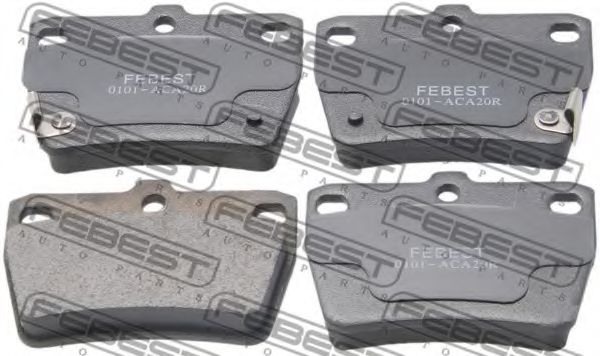 Тормозные колодки FEBEST 0101-ACA20R