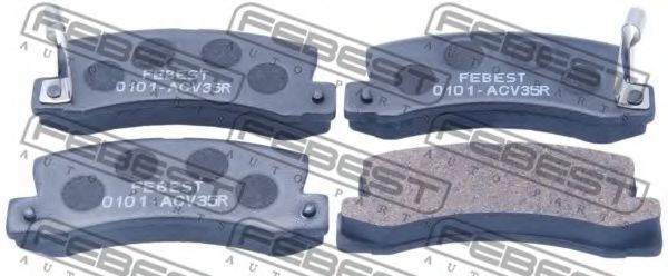 Тормозные колодки FEBEST 0101-ACV35R