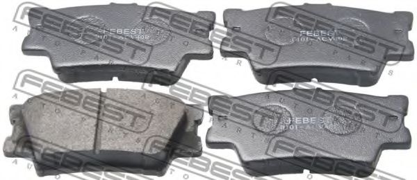 Тормозные колодки FEBEST 0101-ACV40R