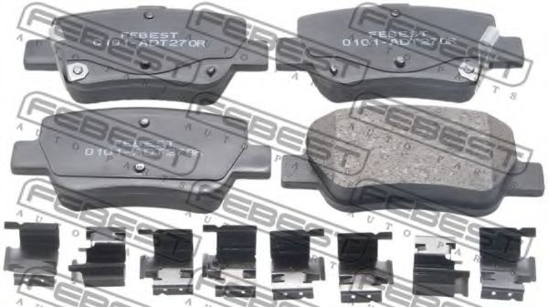 Тормозные колодки FEBEST 0101-ADT270R