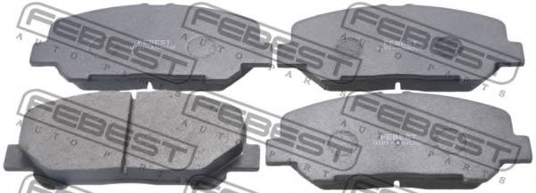 Тормозные колодки FEBEST 0101-ANH20F
