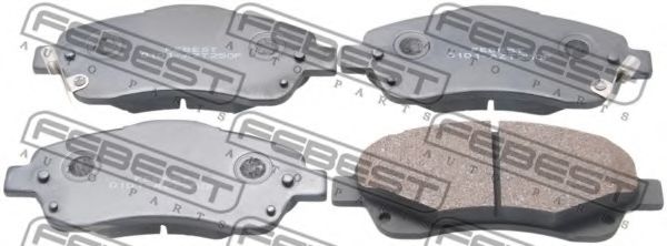 Тормозные колодки FEBEST 0101-AZT250F