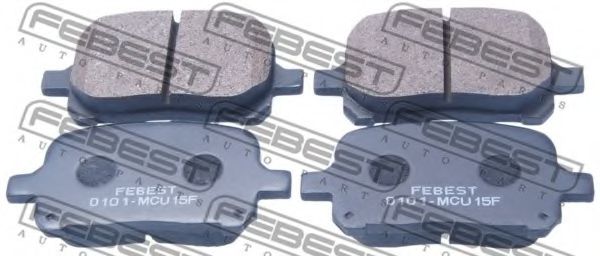Тормозные колодки FEBEST 0101-MCU15F