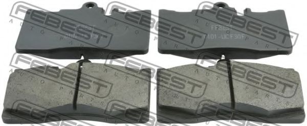 Тормозные колодки FEBEST 0101-UCF30F