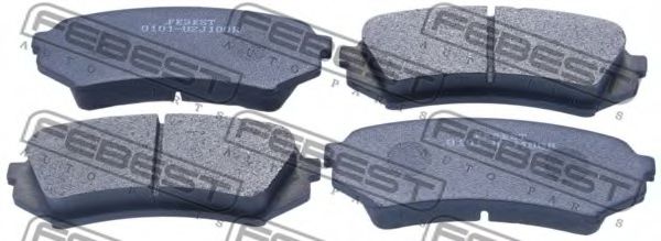 Тормозные колодки FEBEST 0101-UZJ100R