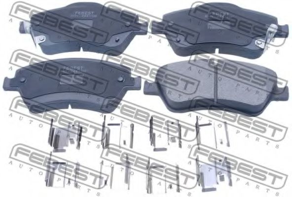 Тормозные колодки FEBEST 0101-ZRE150F