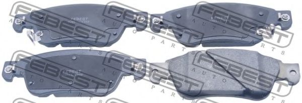 Тормозные колодки FEBEST 0201-CV36F