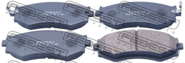 Тормозные колодки FEBEST 0201-P11F