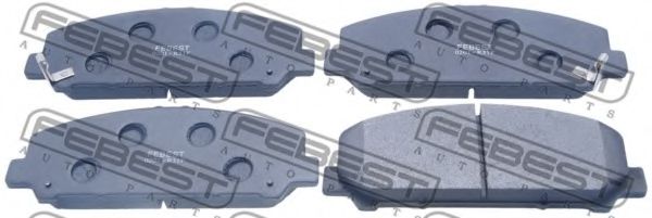 Тормозные колодки FEBEST 0201-R51F