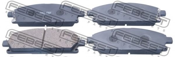 Тормозные колодки FEBEST 0201-T30F