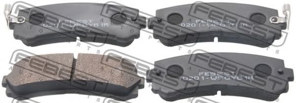 Тормозные колодки FEBEST 0201-WFGY61R