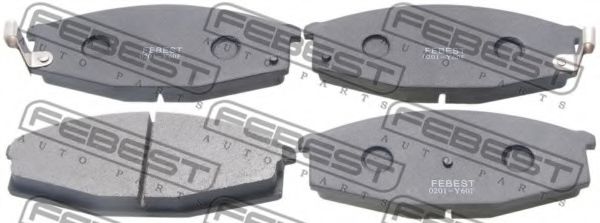 Тормозные колодки FEBEST 0201-Y60F