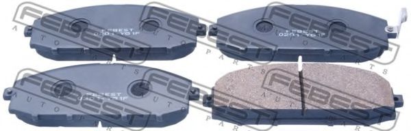 Тормозные колодки FEBEST 0201-Y61F