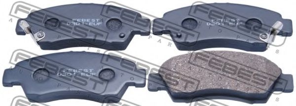 Тормозные колодки FEBEST 0301-EUF