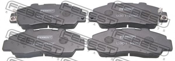 Тормозные колодки FEBEST 0301-RD9F