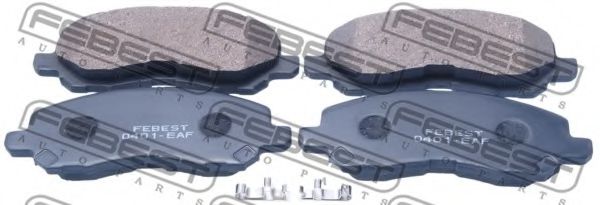 Тормозные колодки FEBEST 0401-EAF
