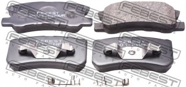Тормозные колодки FEBEST 0401-KH8WR