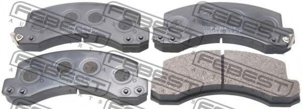 Тормозные колодки FEBEST 0601-ELFF