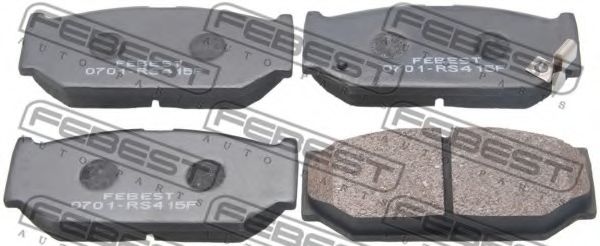 Тормозные колодки FEBEST 0701-RS415F