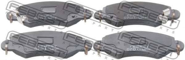 Тормозные колодки FEBEST 0701-WRF