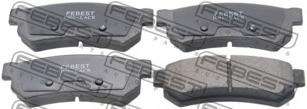 Тормозные колодки FEBEST 1001-LACR