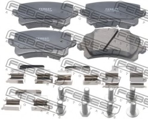 Тормозные колодки FEBEST 1701-GVIR